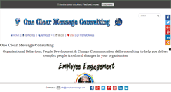 Desktop Screenshot of oneclearmessage.com